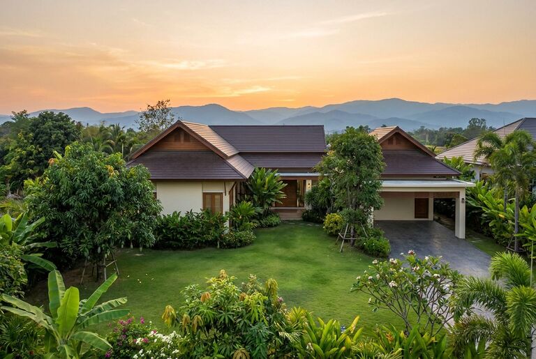 Garden house on 400 m² of land